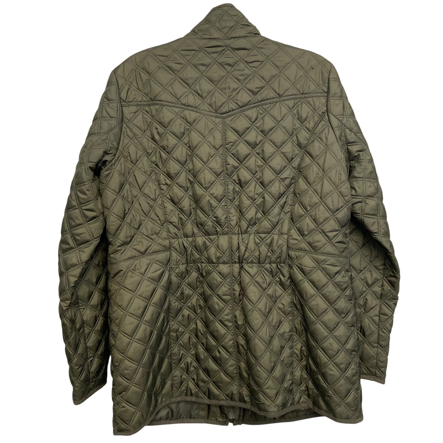 Jacket Puffer & Quilted By Lucky Brand In Green, Size:M
