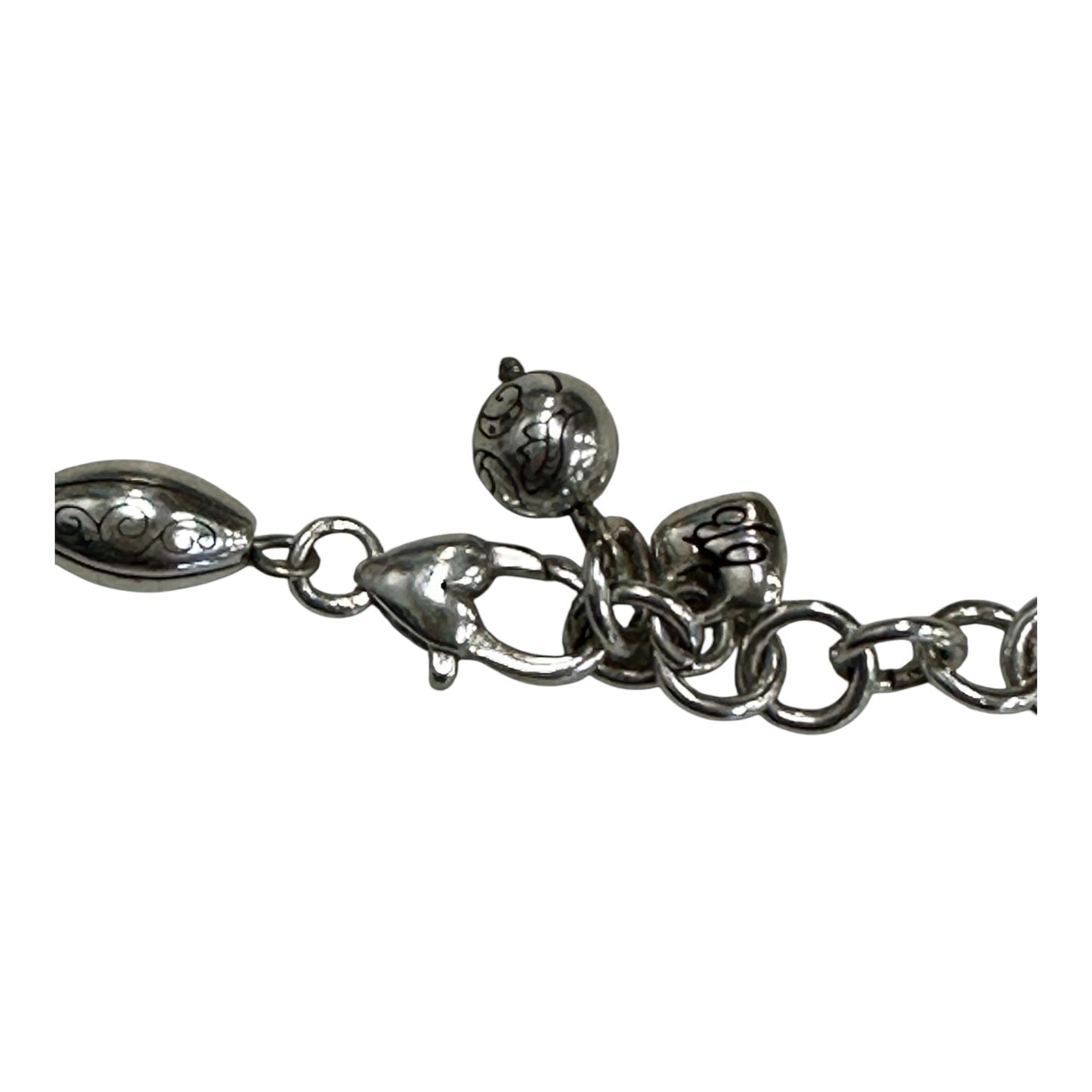 Necklace Pendant By Brighton In Brown & Silver