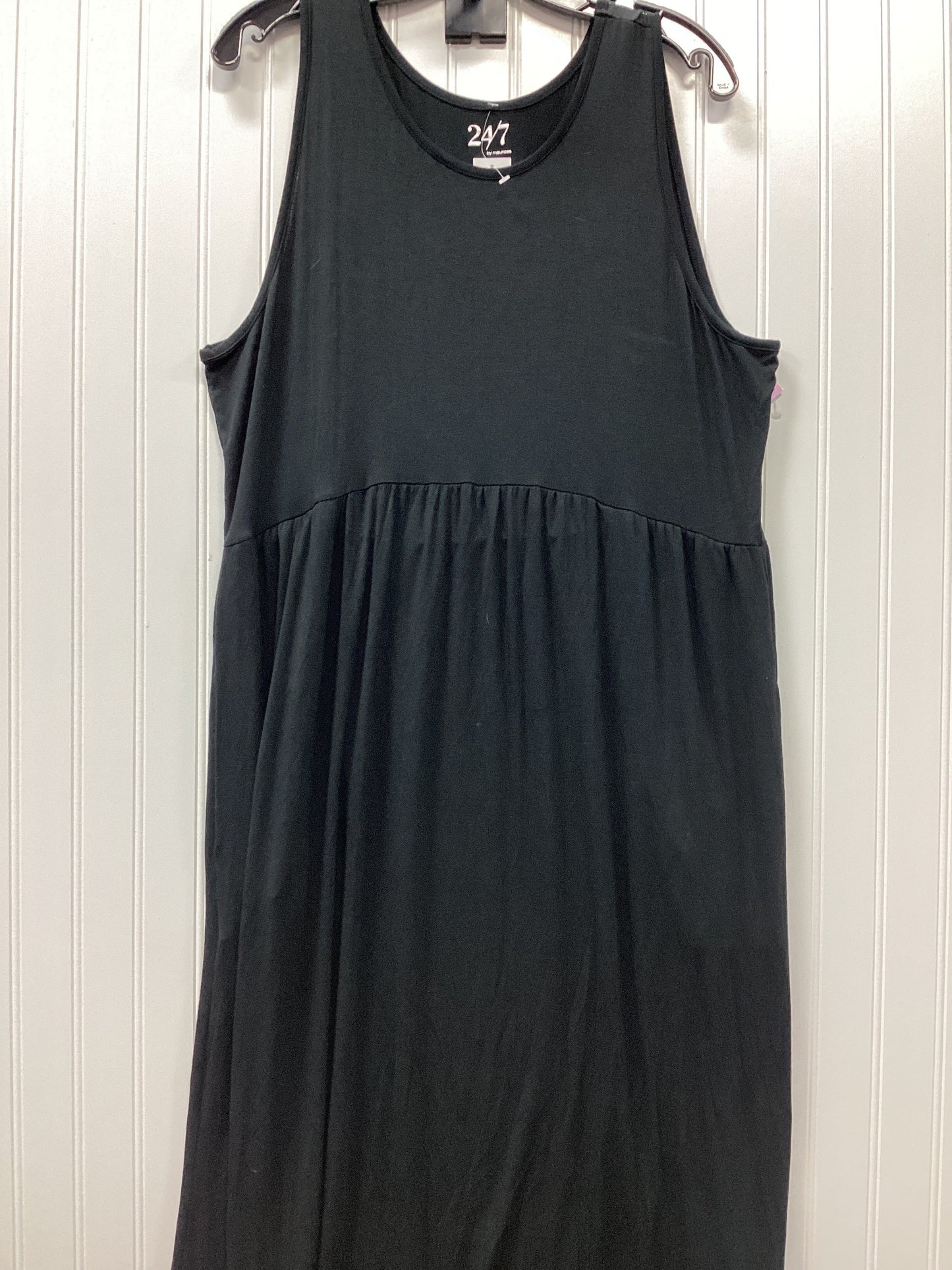 Dress Casual Maxi By Maurices In Black, Size:1X