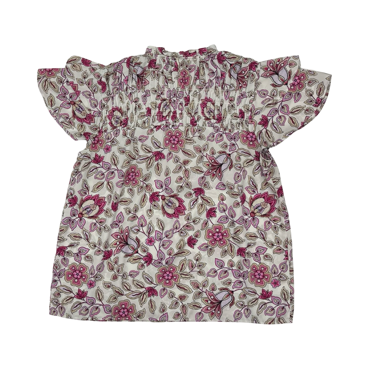 Blouse Ss By Ann Taylor In Cream, Size:S