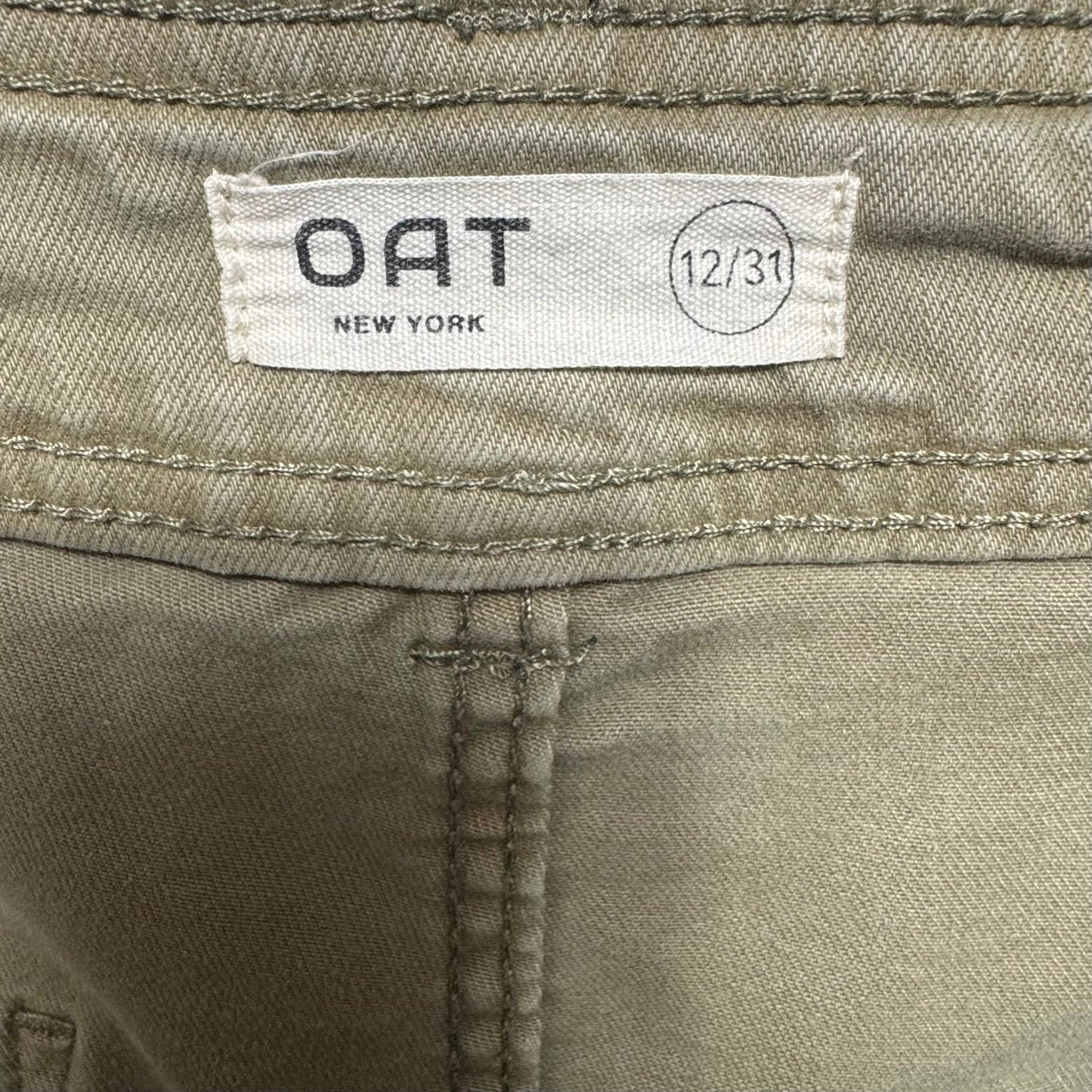 Pants Cargo & Utility By Oat In Green, Size: 12/31