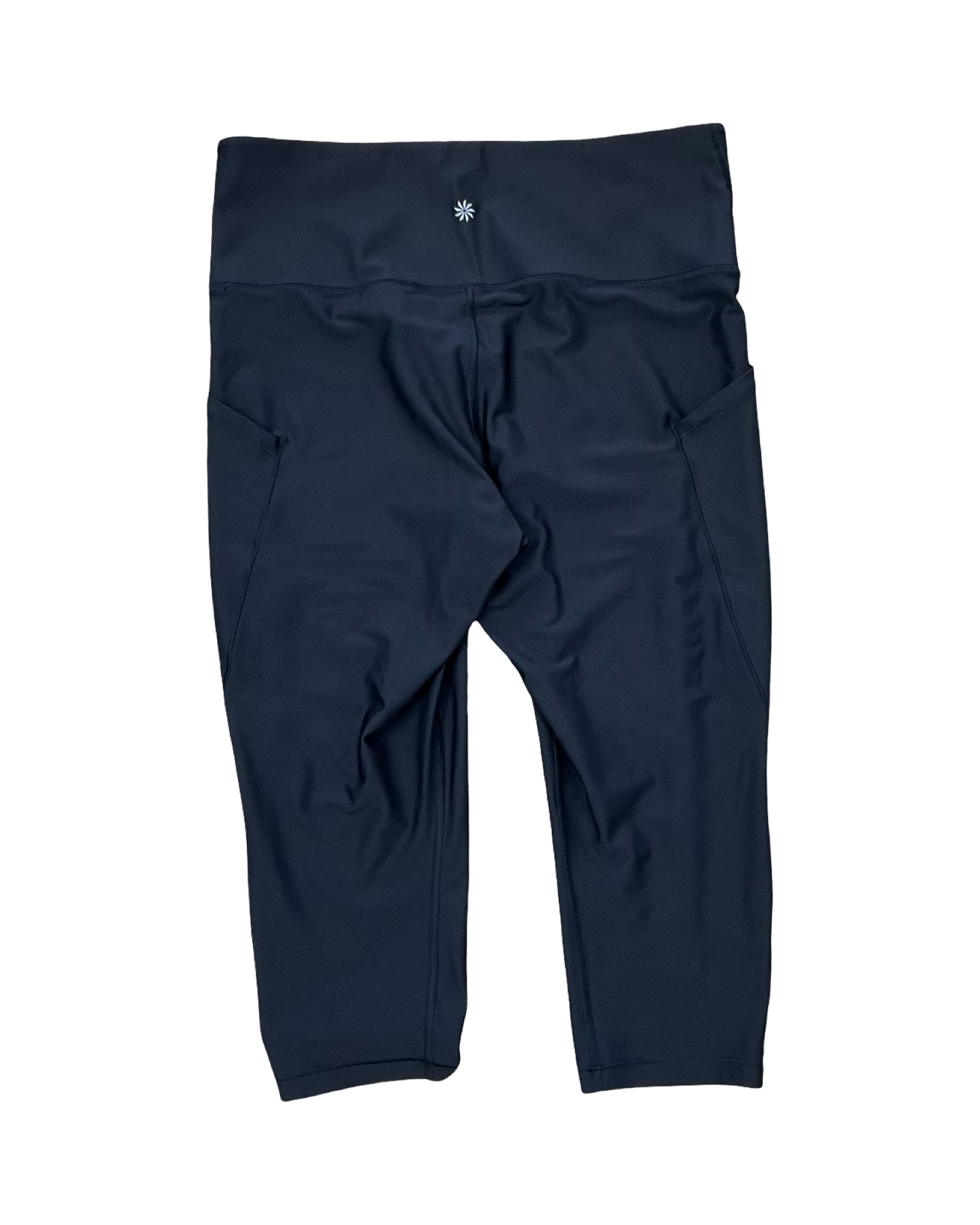 Athletic Capris By Athleta In Black, Size:L