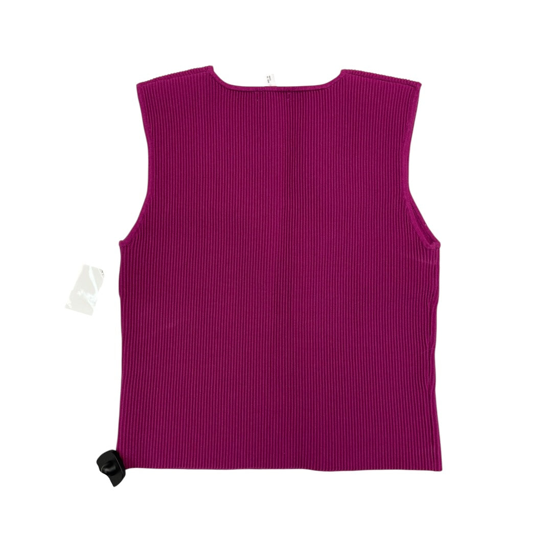 Top Sleeveless By Leith In Pink, Size:L
