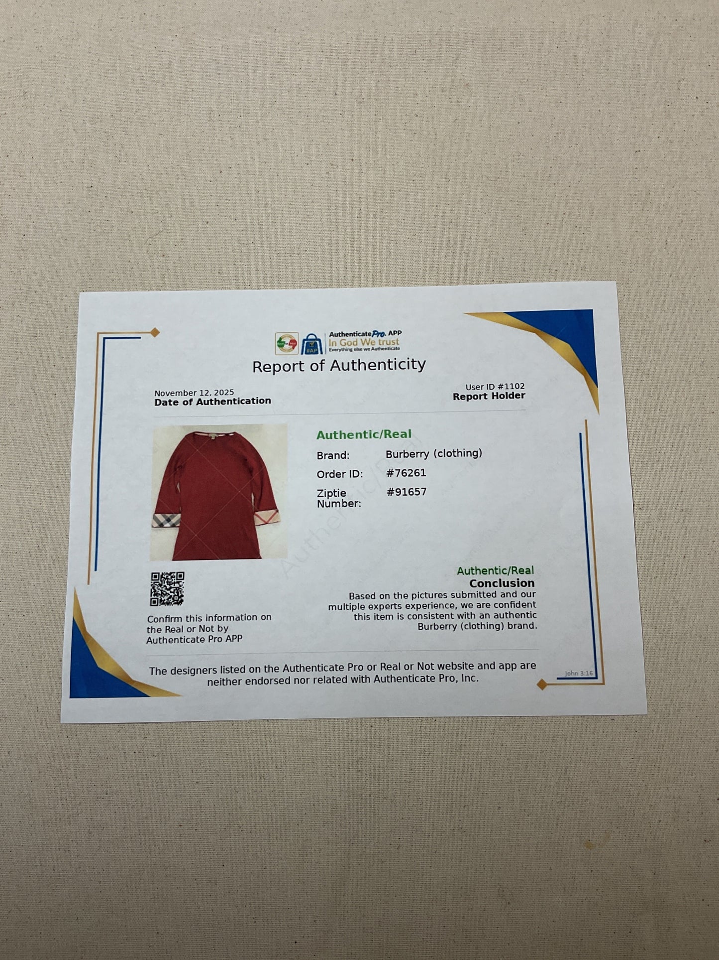 Top Ls Luxury Designer By Burberry In Red, Size:S