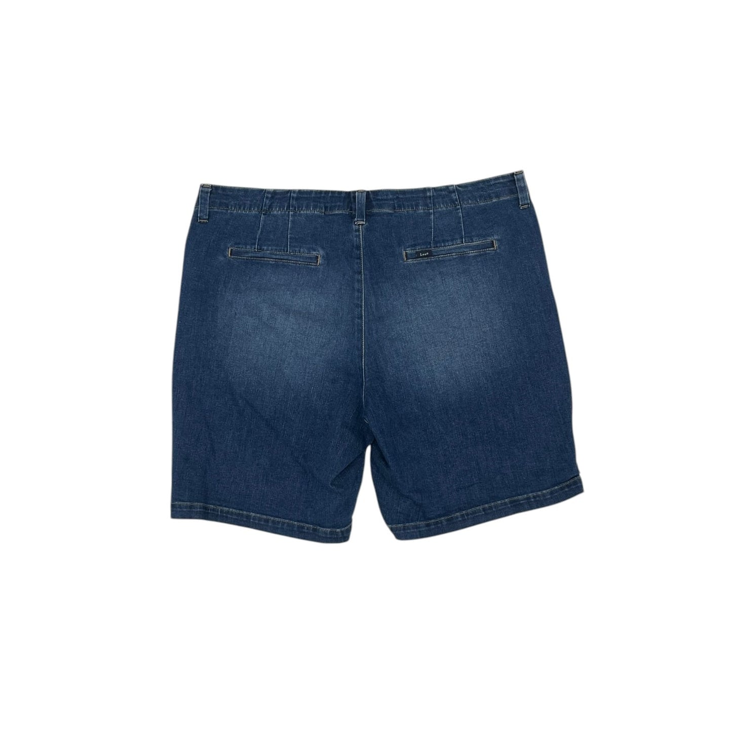 Shorts By Lee In Blue Denim, Size:20