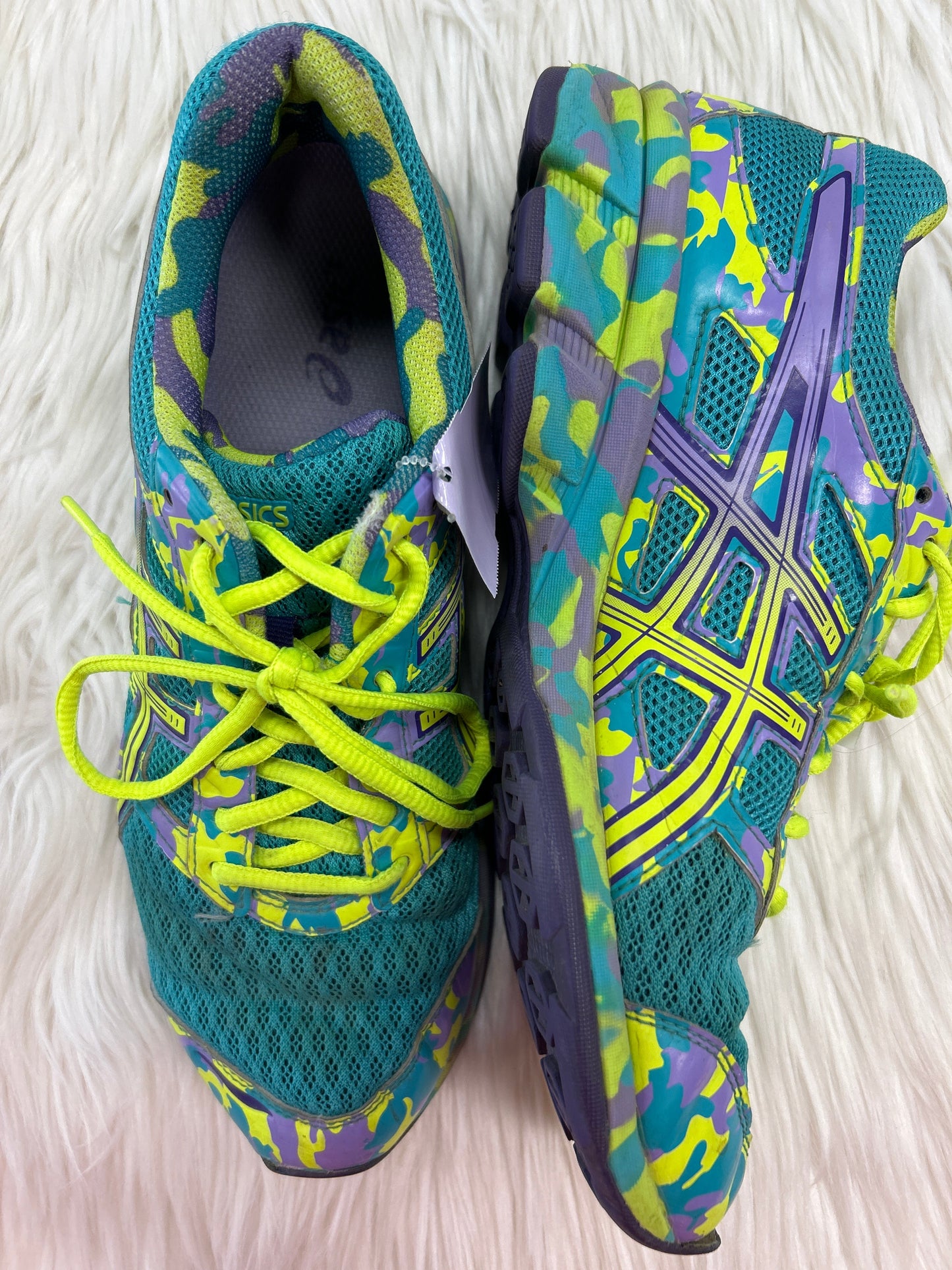 Shoes Athletic By Asics In Blue & Purple, Size:9