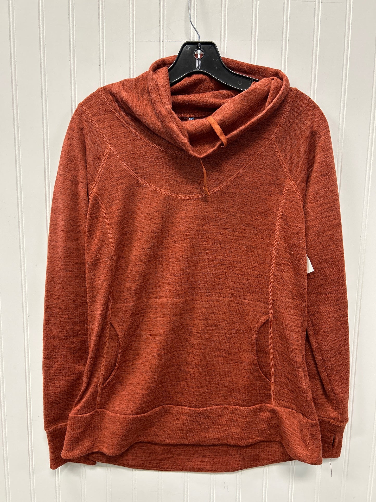Athletic Top Ls Collar By Kuhl In Orange, Size:M