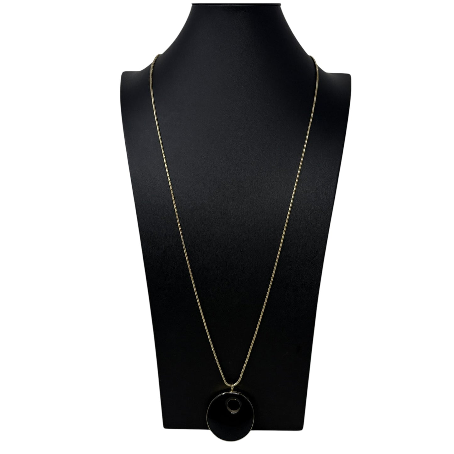 Long Circle Pendant Necklace By Chicos