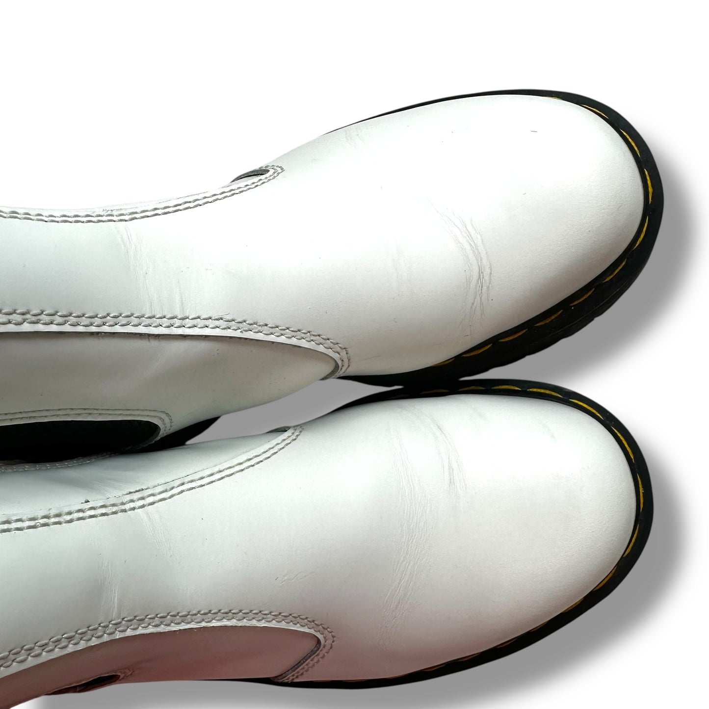 Boots Combat By Dr Martens In White, Size: 8