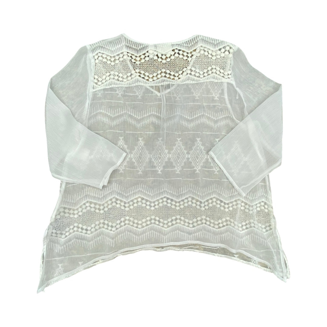 Top Ls By Chicos In White, Size:L