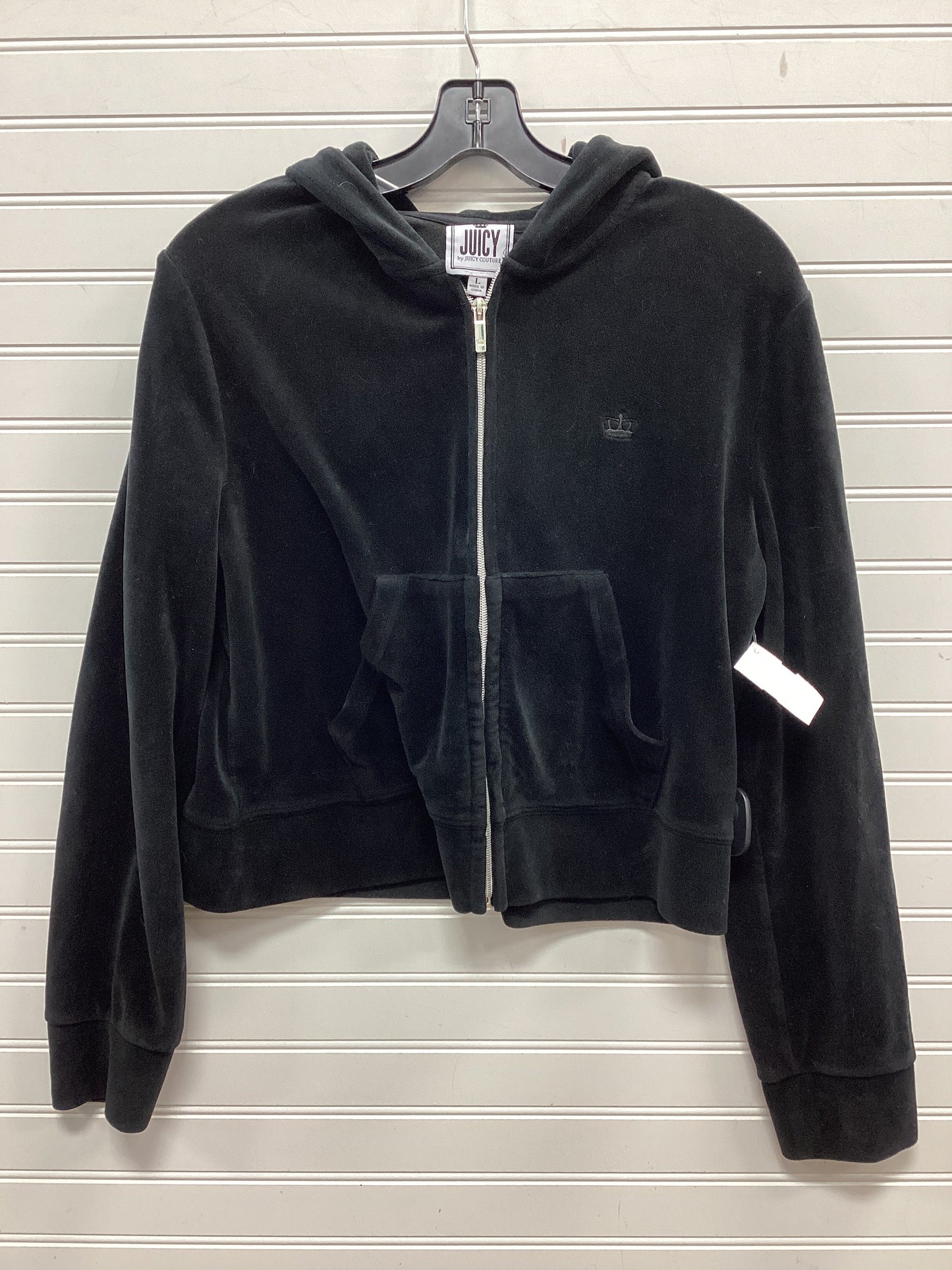 Sweatshirt Hoodie By Juicy Couture In Blue, Size:L