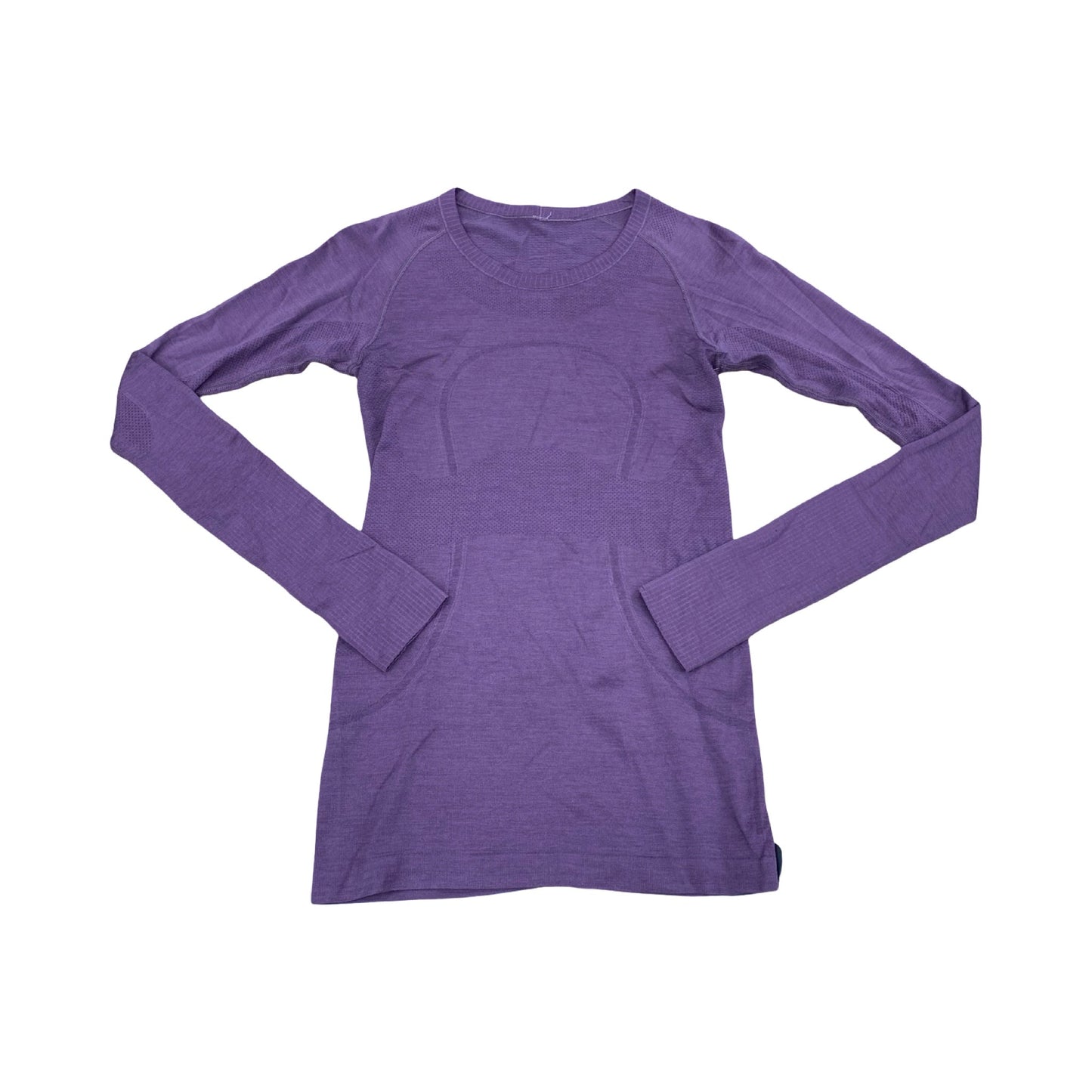 Athletic Top Ls Crewneck By Lululemon In Purple, Size:4