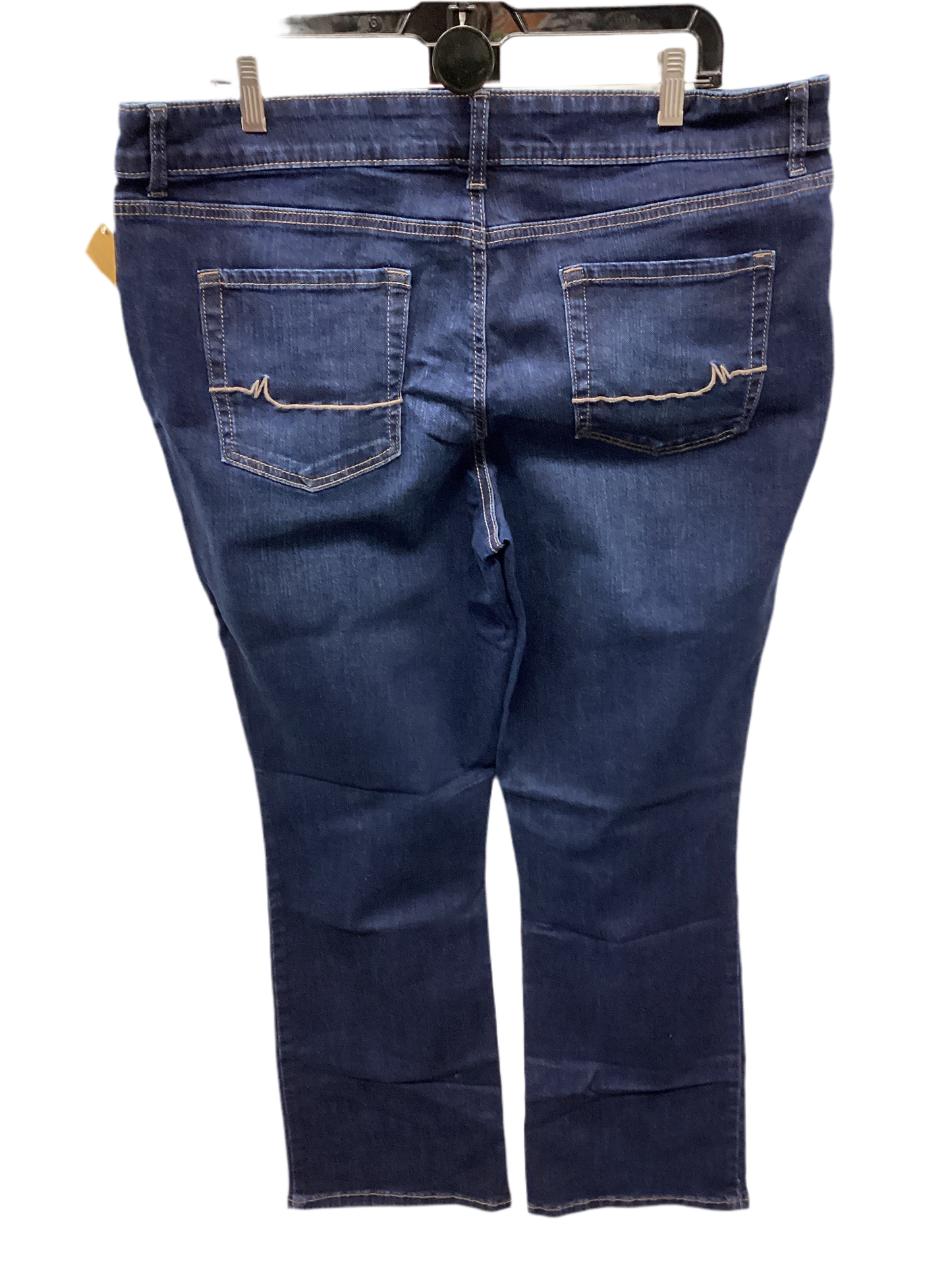 Jeans Boot Cut By Maurices In Blue Denim, Size:18