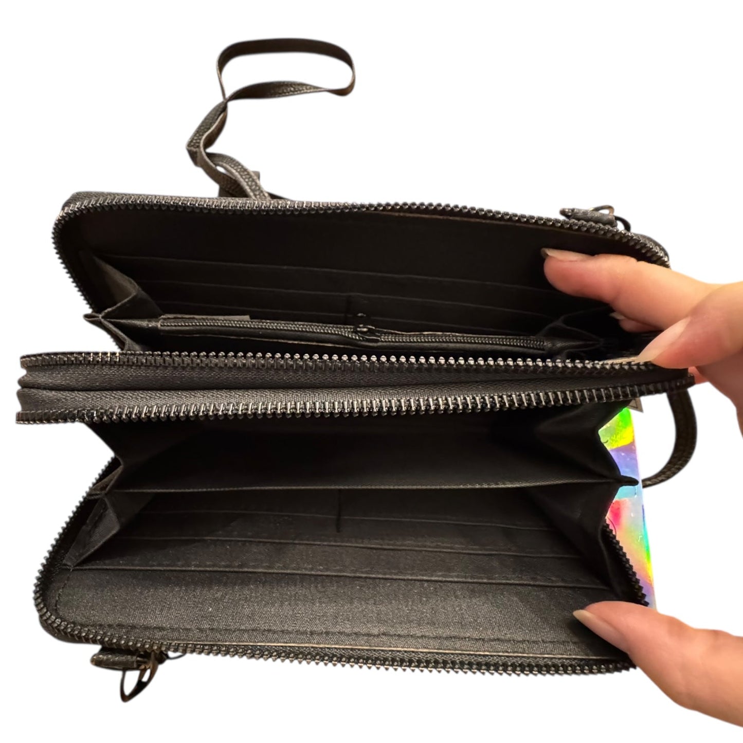 Handbag By Derek Heart In Black, Size:Small