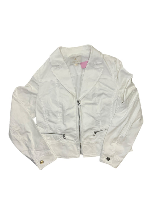 Jacket Denim By Etcetra In White, Size:M
