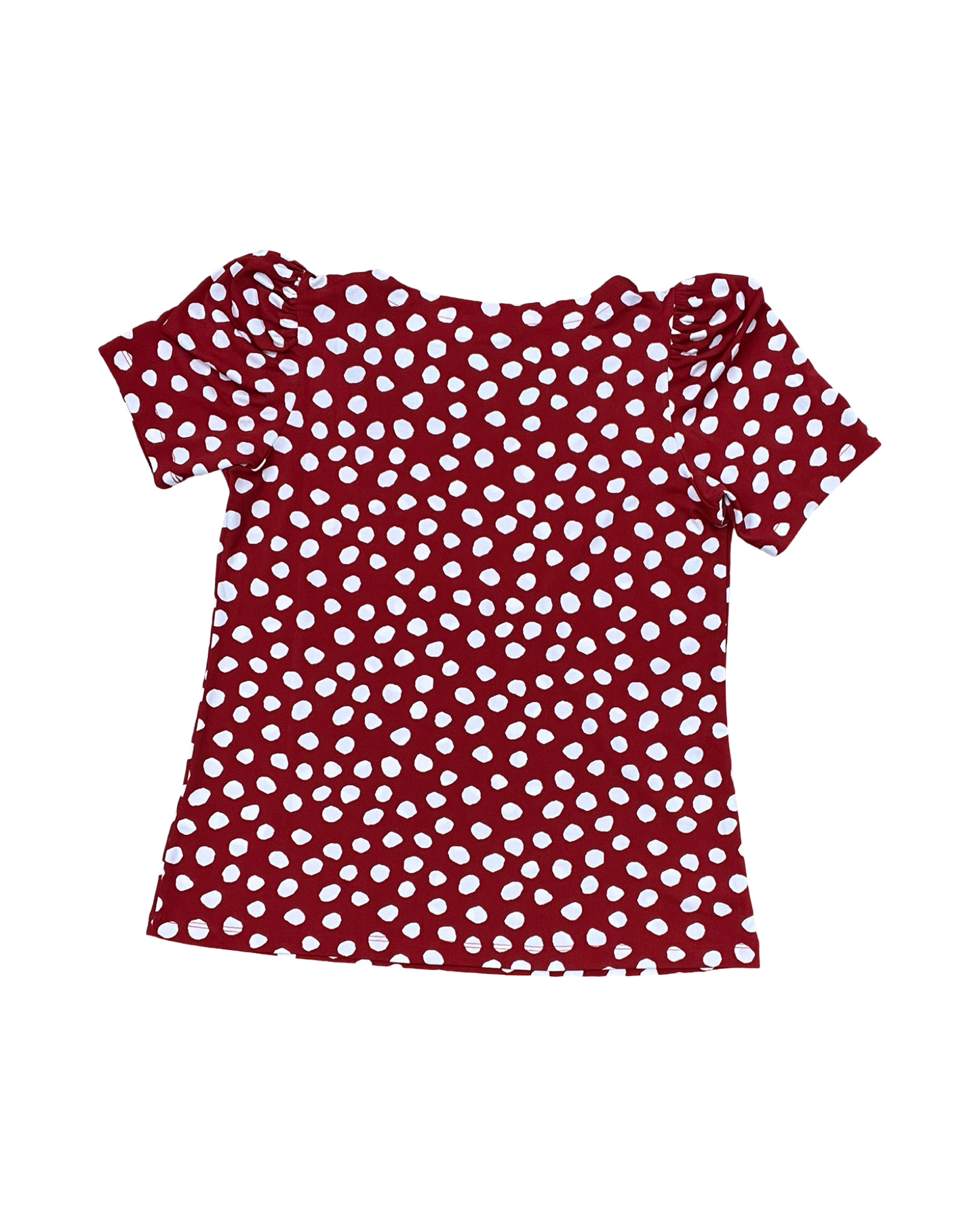 Top 3/4 Sleeve By Clothes Mentor In Red & White, Size:S