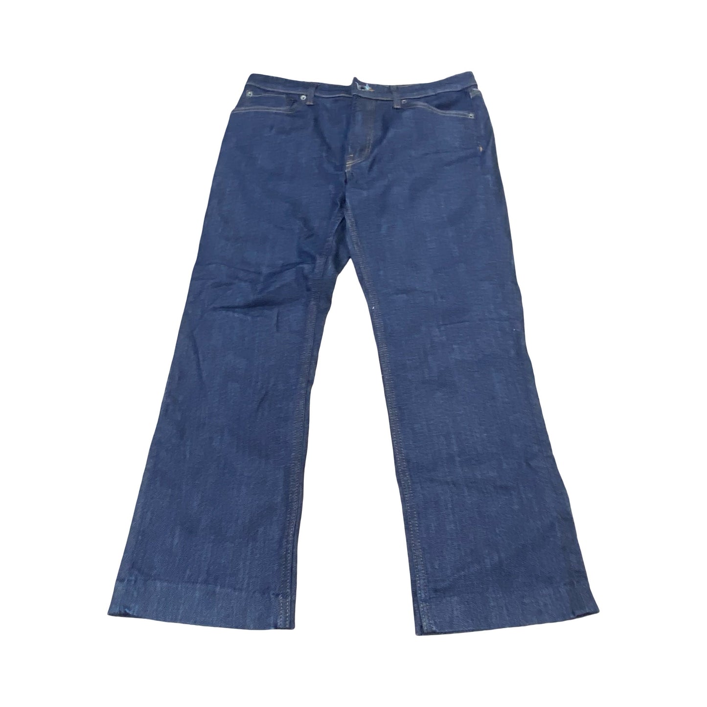 Jeans Straight By Zara In Blue Denim, Size:8