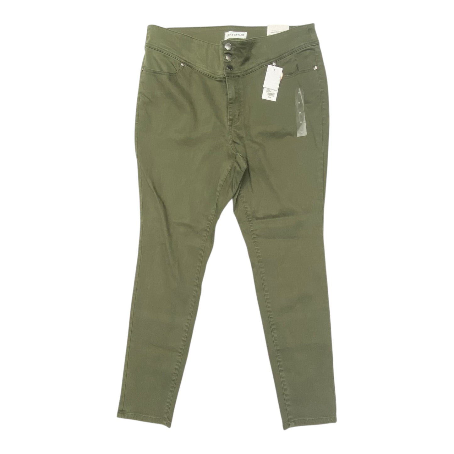 Jeans Jeggings By Lane Bryant In Green, Size:18