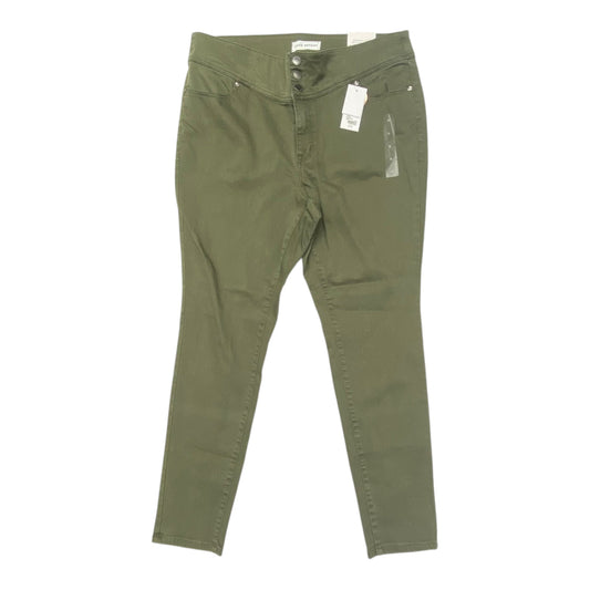 Jeans Jeggings By Lane Bryant In Green, Size:18