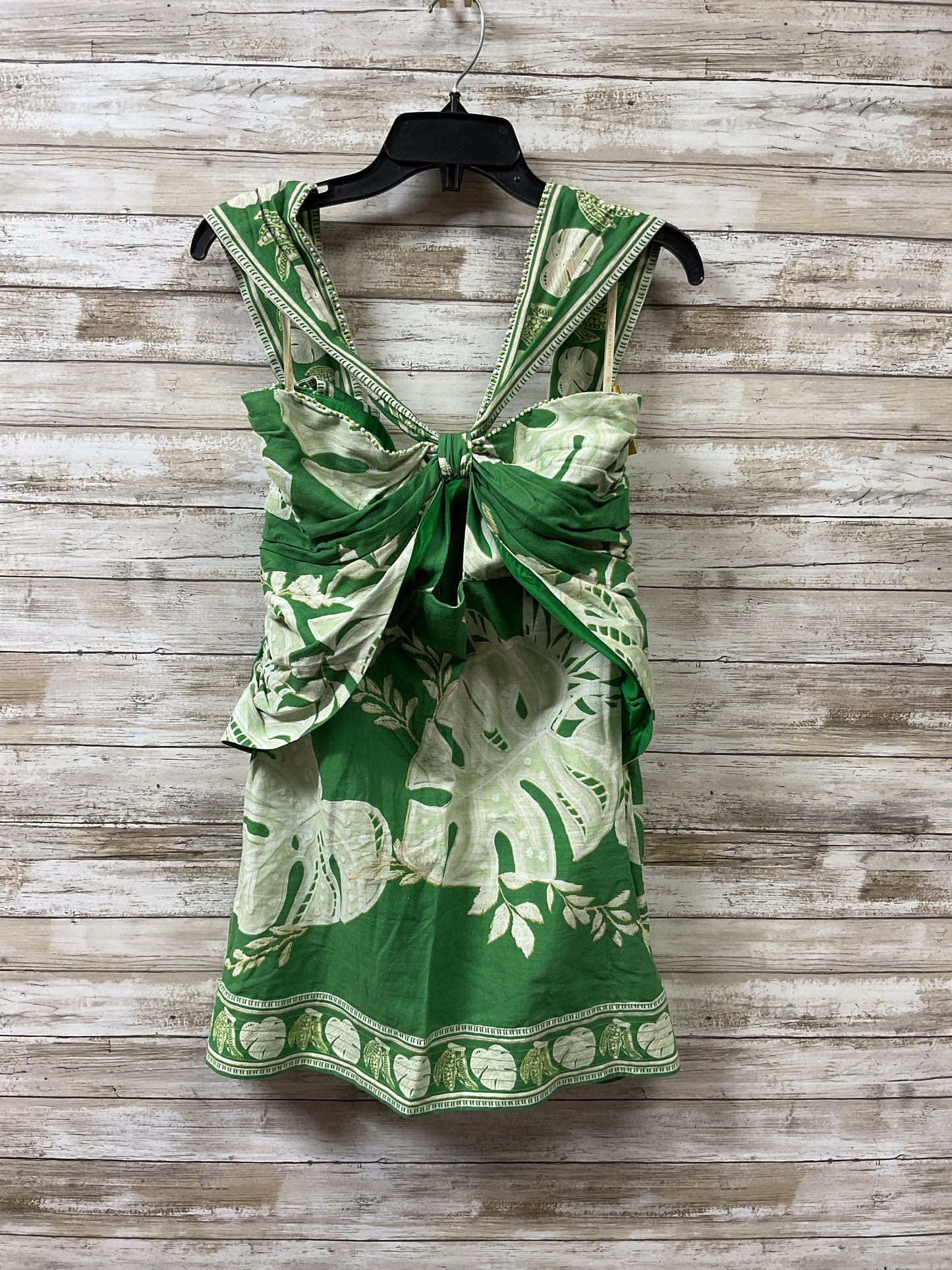 Dress Casual Short By Farm Rio In Green, Size:M