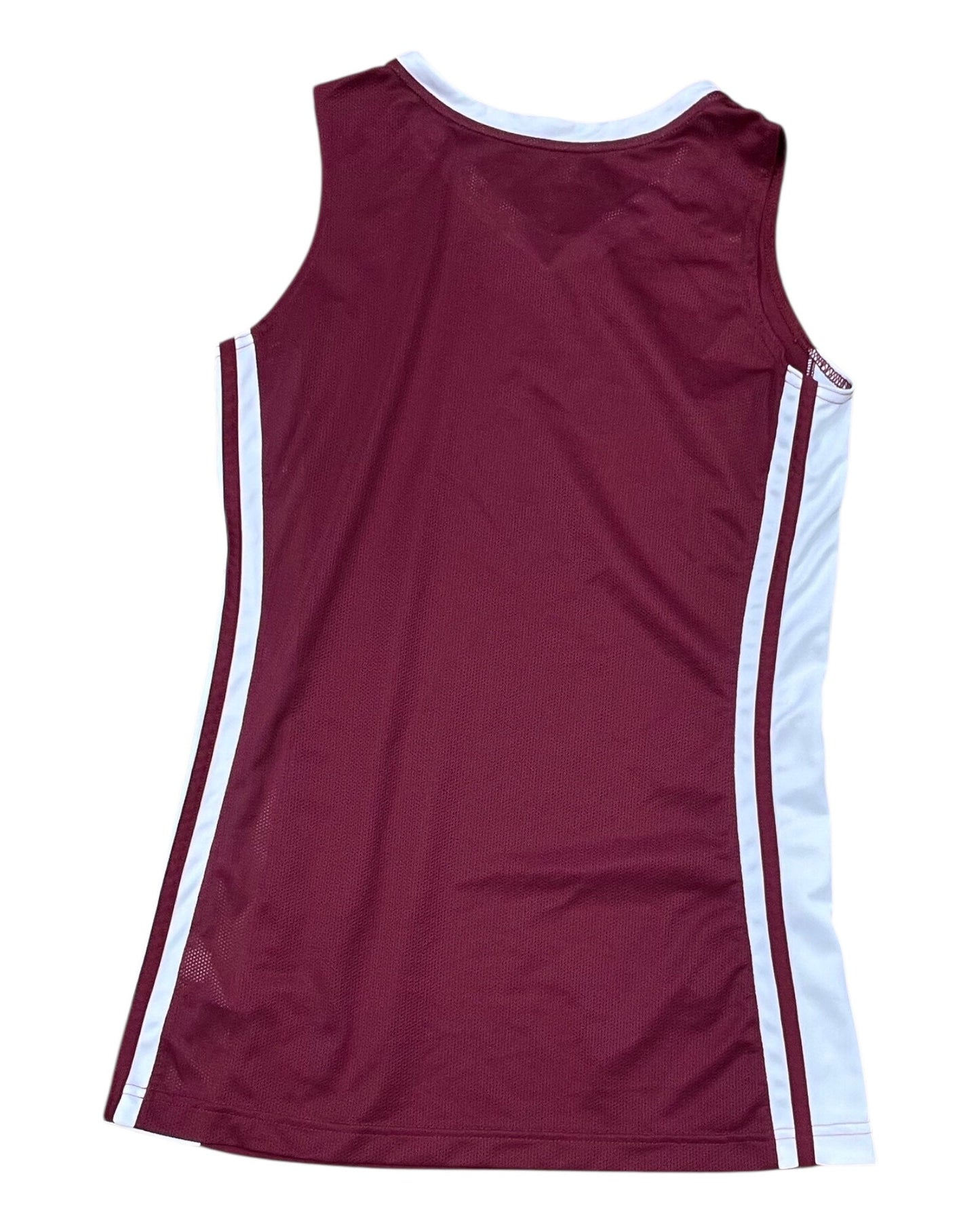 Top Sleeveless By Nike In Maroon, Size:M