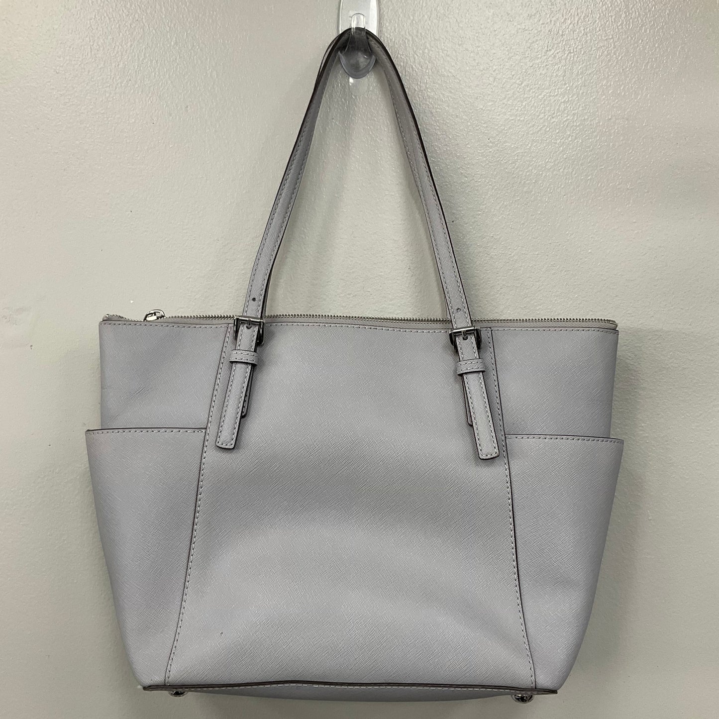 Handbag Designer By Michael Kors In Grey, Size:Medium