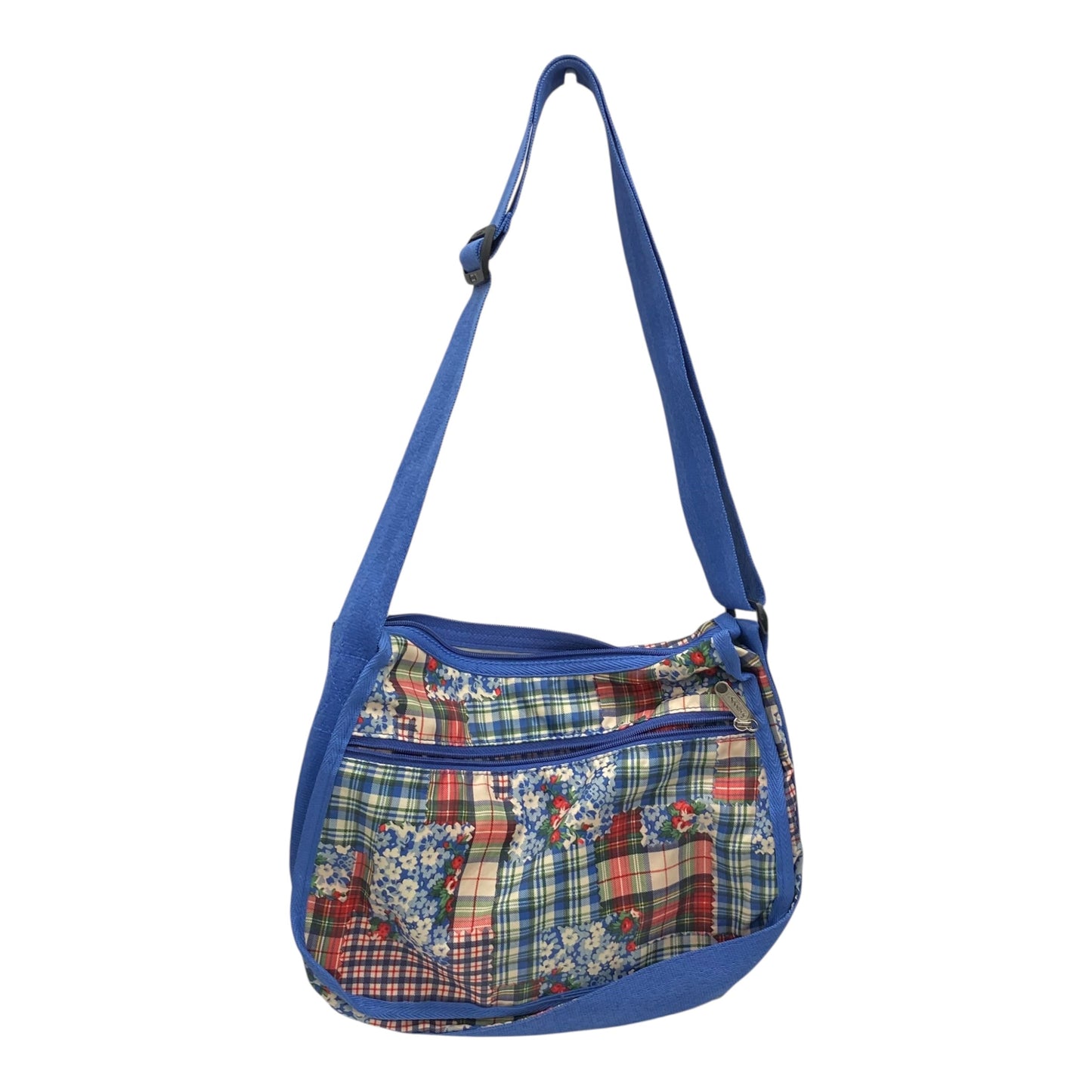 Crossbody By Le Sport Sac In Blue & Green, Size:Medium