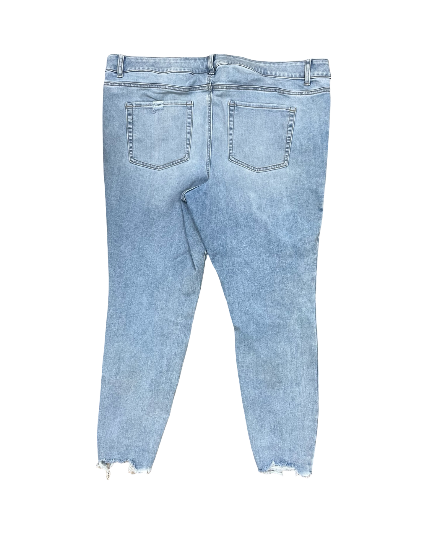 Jeans Skinny By Maurices In Blue Denim, Size:22
