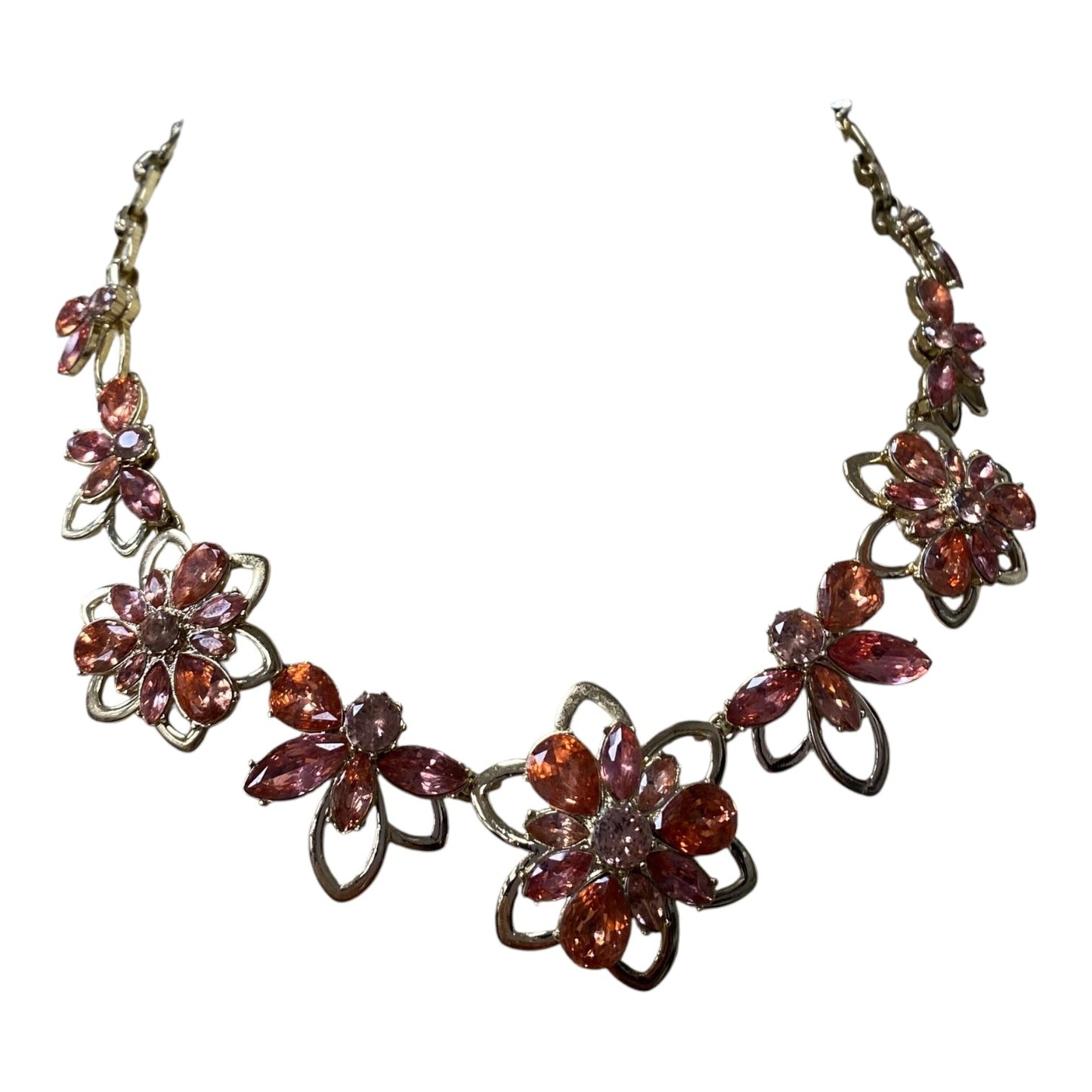 Necklace Statement By Anne Klein In Peach