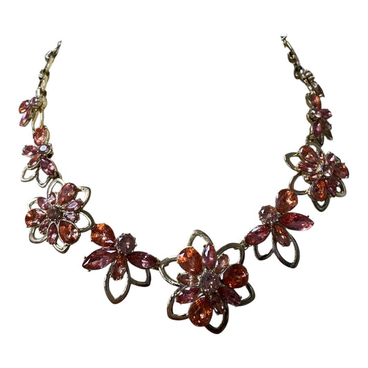 Necklace Statement By Anne Klein In Peach
