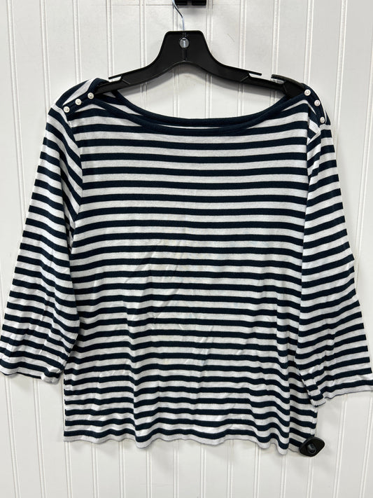 Top Ls By 1901 In Striped Pattern, Size:1X