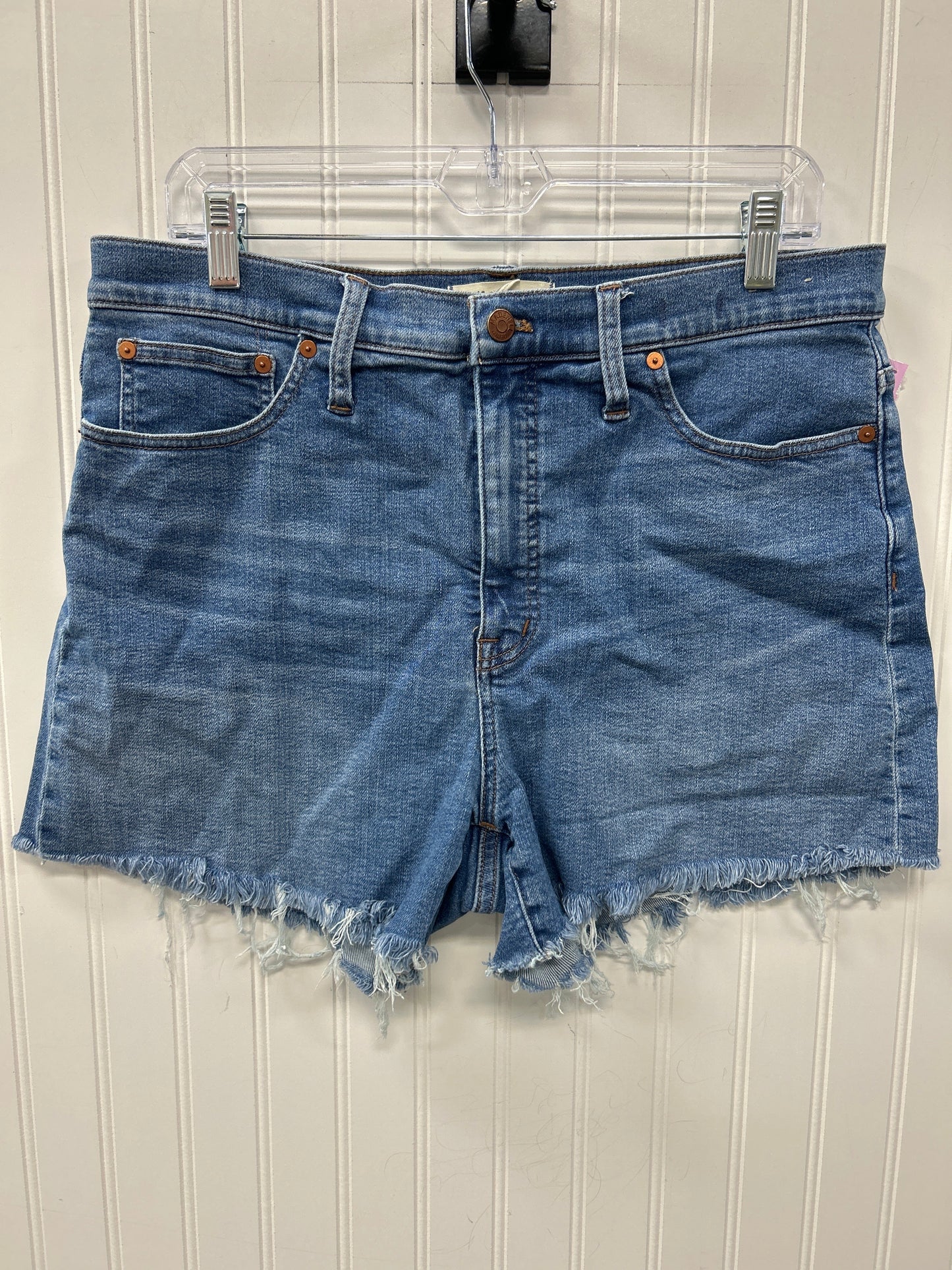 Shorts By Madewell In Blue Denim, Size:10