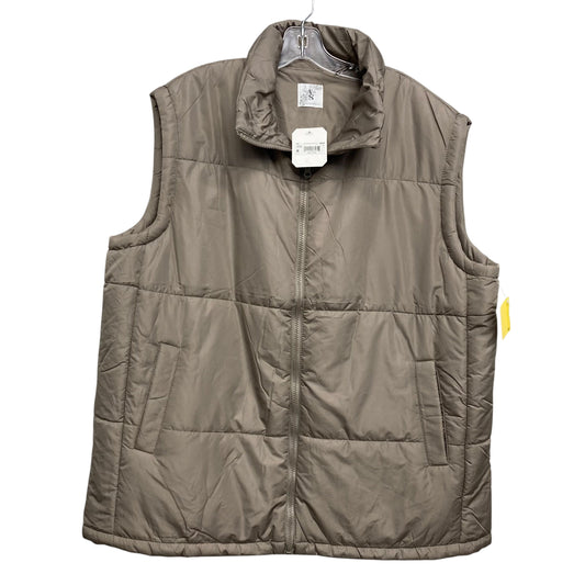 Vest Puffer & Quilted By Altard State In Taupe, Size:M