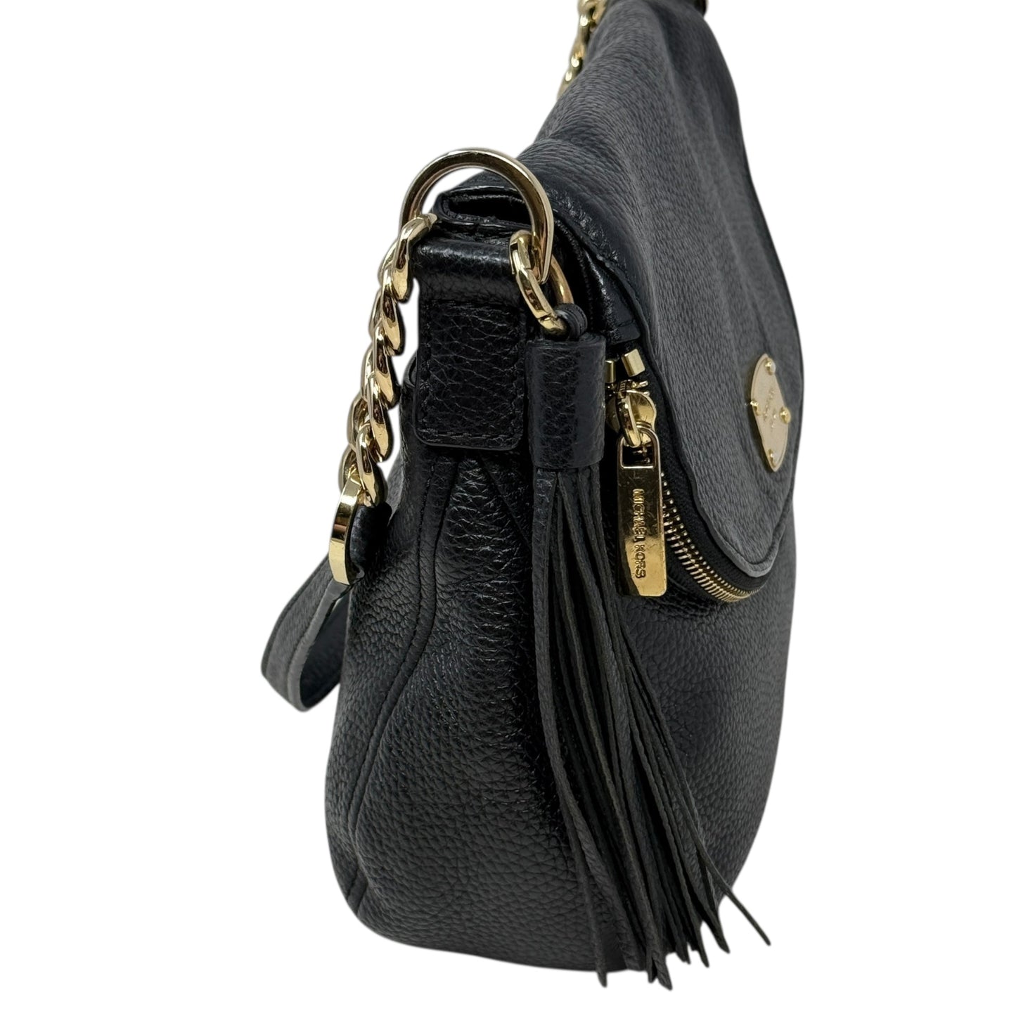 Bedford Tassel Shoulder Bag Designer By Michael Kors, Size: Medium