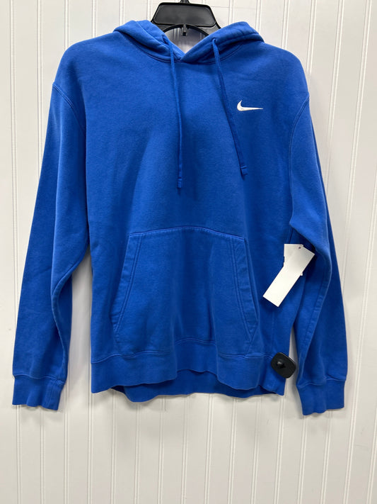 Sweatshirt Hoodie By Nike Apparel In Blue, Size:M