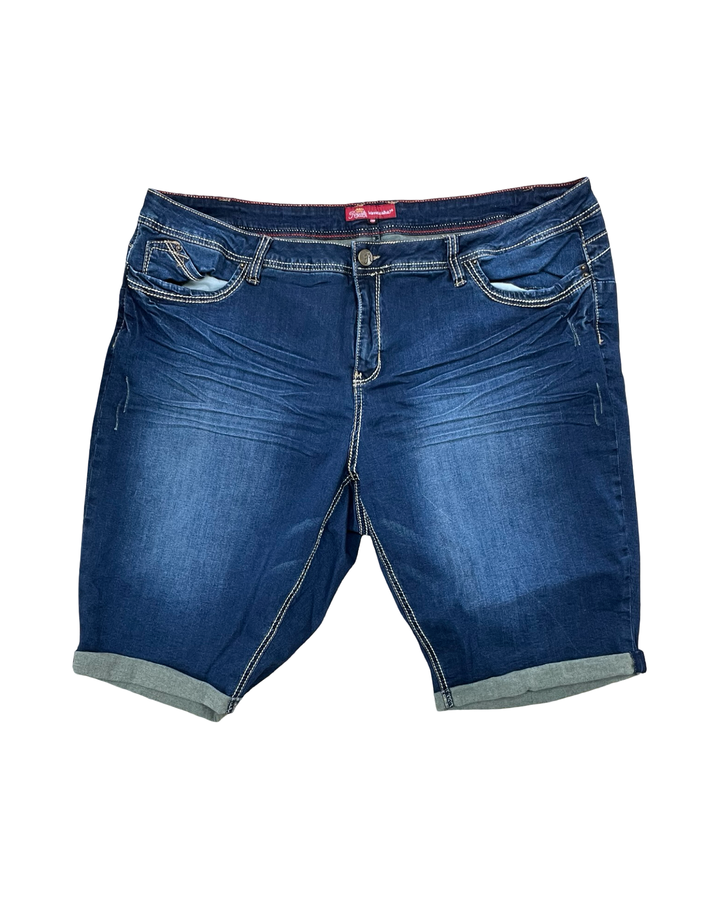 Shorts By Royalty In Blue Denim, Size:24