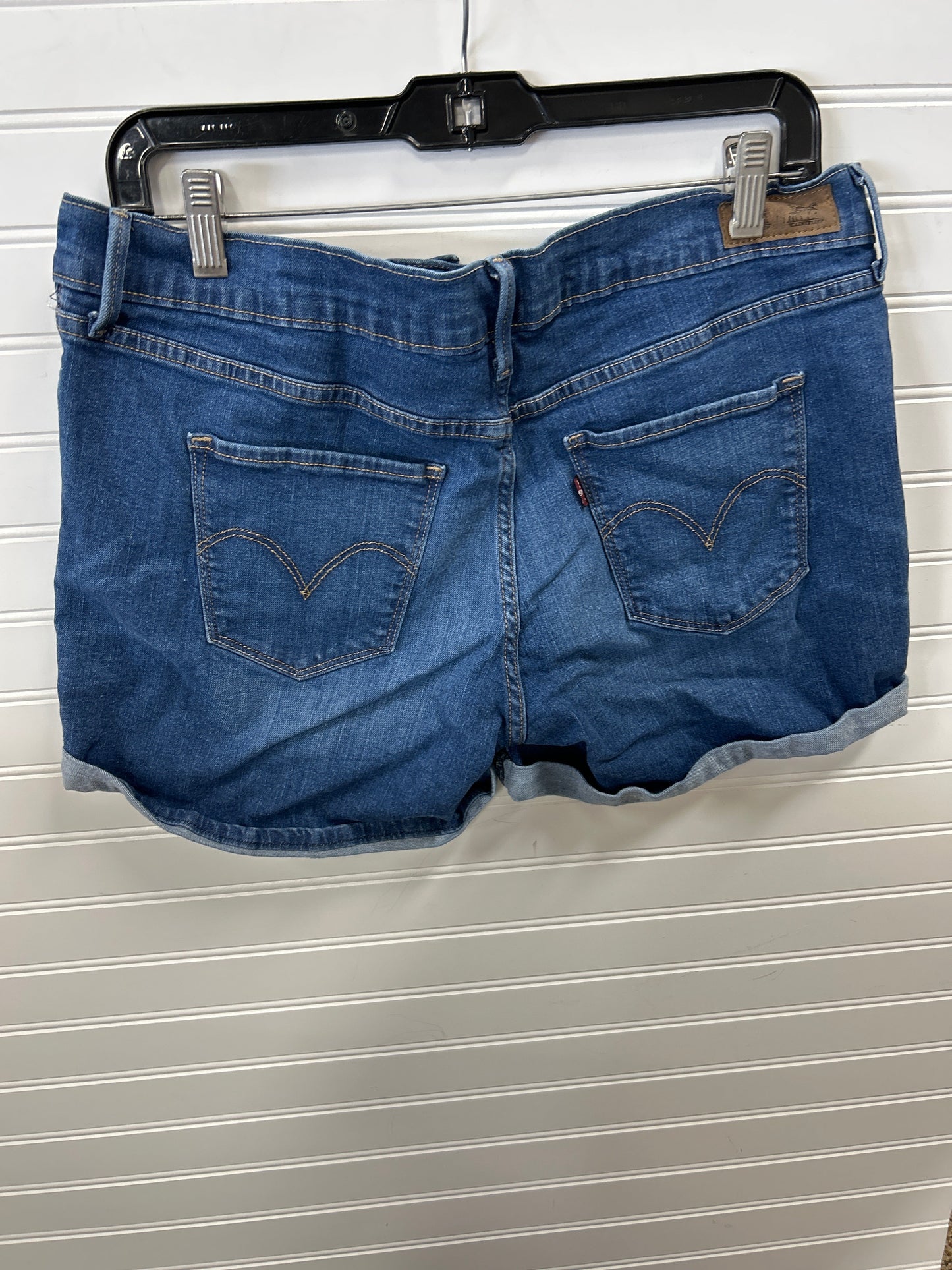 Shorts By Levis In Blue Denim, Size:10