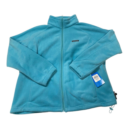 Jacket Fleece By Columbia In Blue, Size:3X