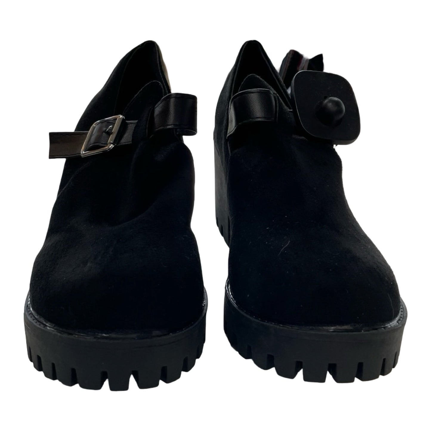 Shoes Heels Block By Clothes Mentor In Black, Size:9.5