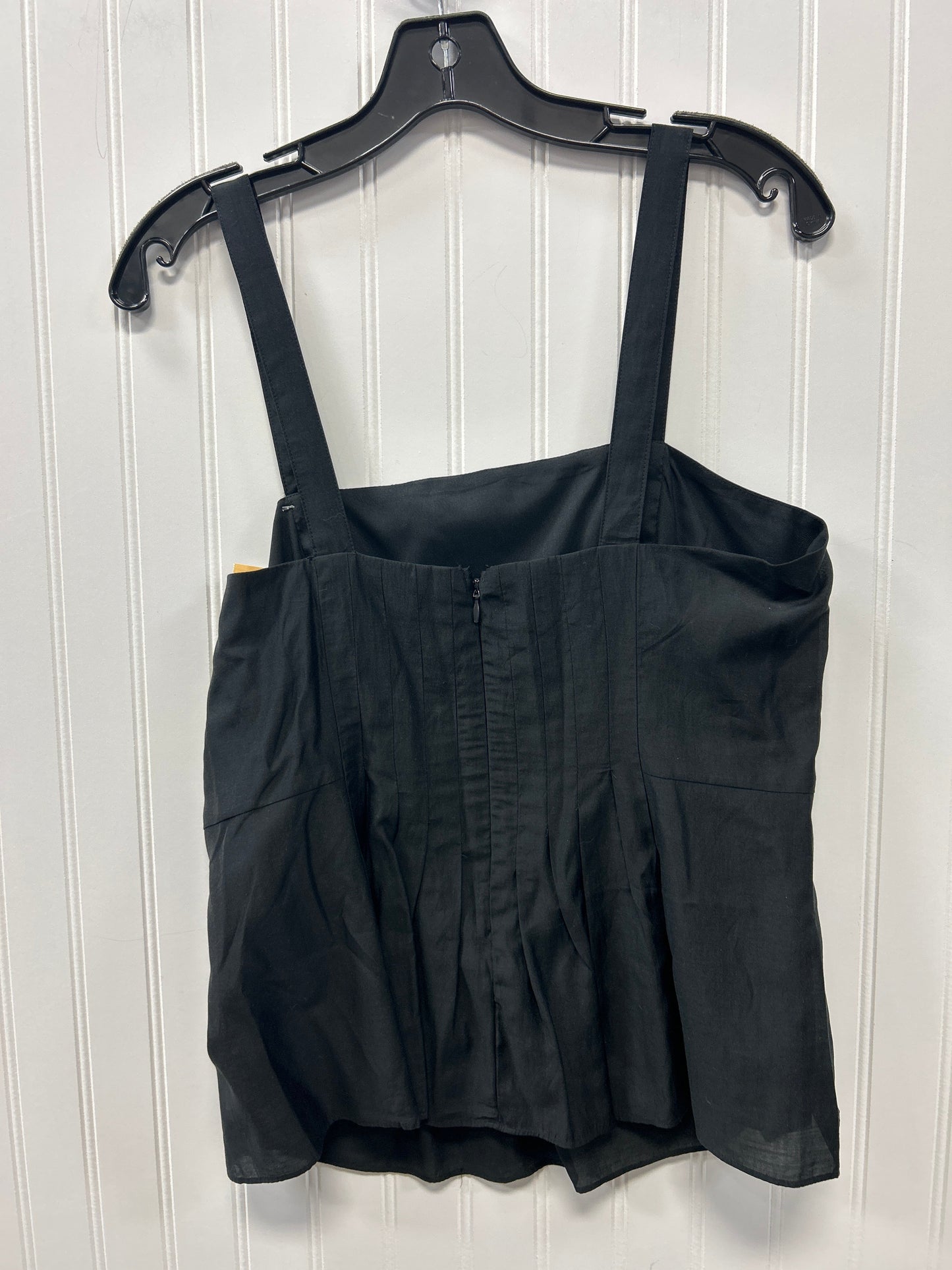 Top Sleeveless By Banana Republic In Black, Size:8
