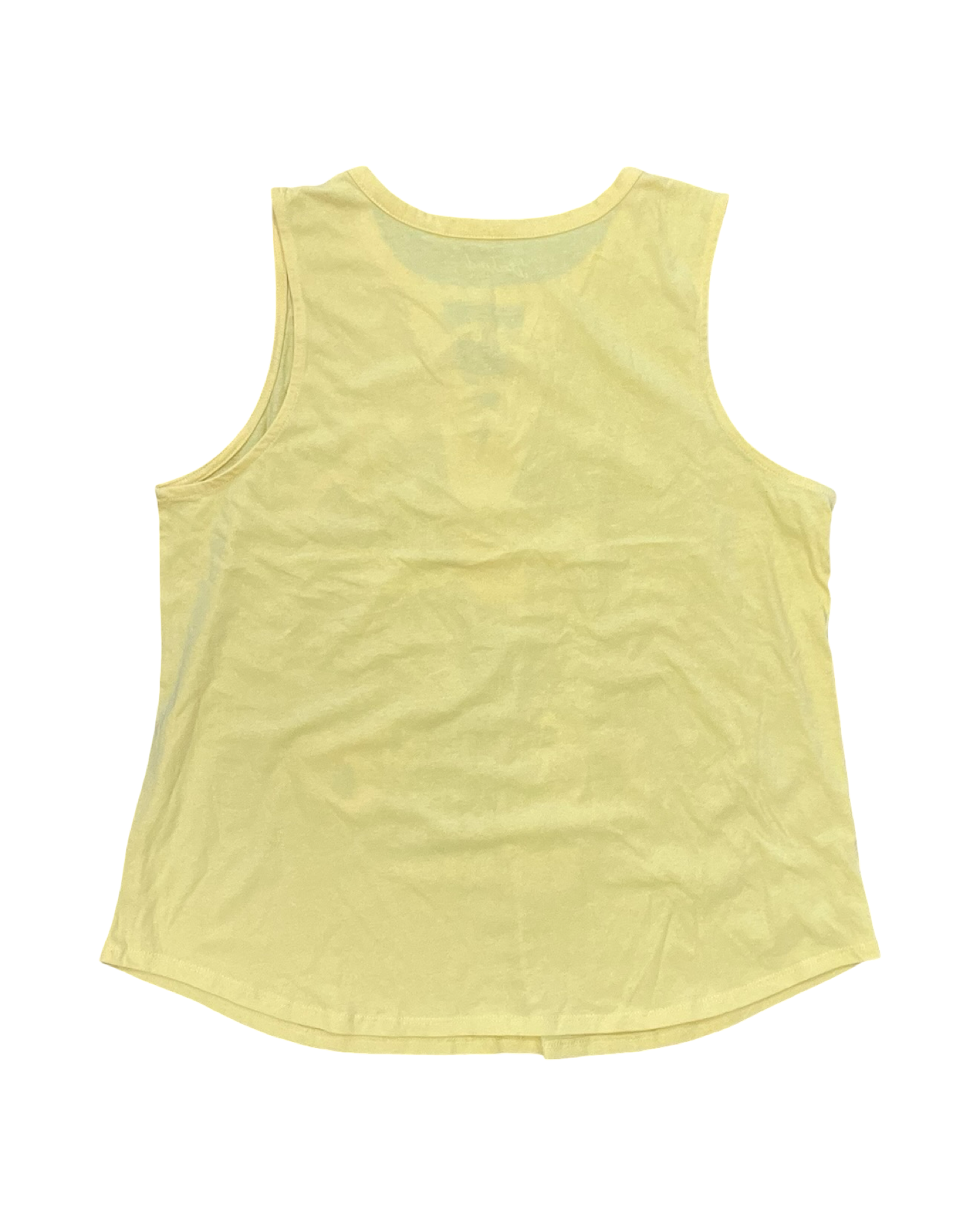 Top Sleeveless By Clothes Mentor In Yellow, Size:Xl
