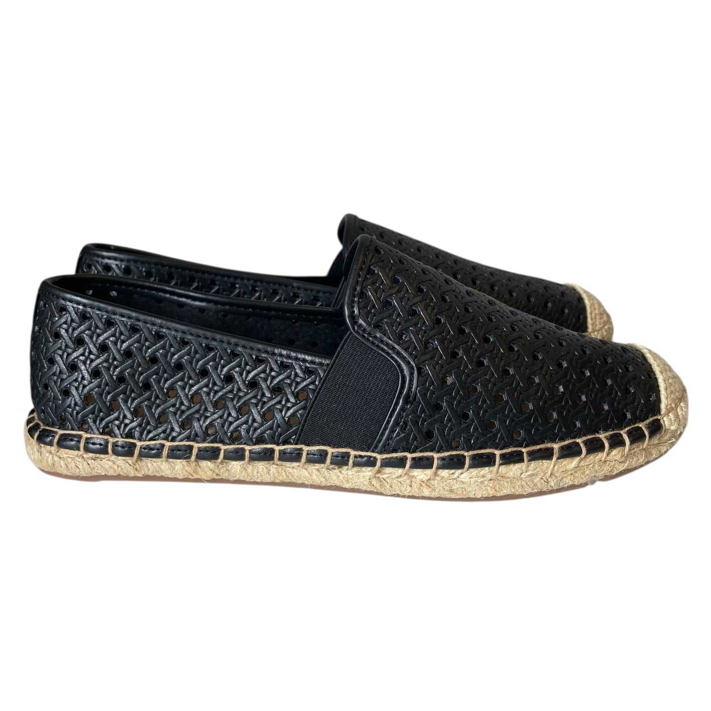Shoes Flats By Talbots In Black & Tan, Size:6