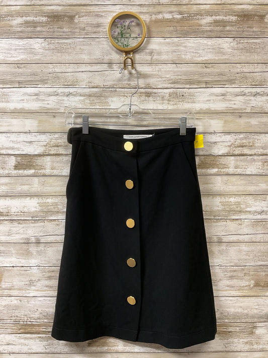 Skirt Designer By Diane Von Furstenberg In Black, Size:4