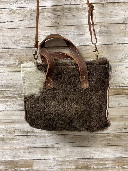 Handbag By Cmb In Brown, Size:Medium
