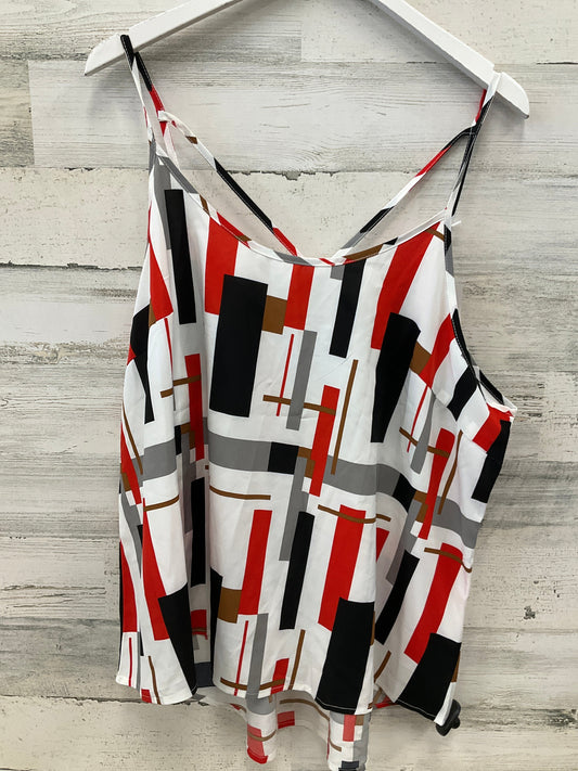 Tank Top By Clothes Mentor In White, Size:3X
