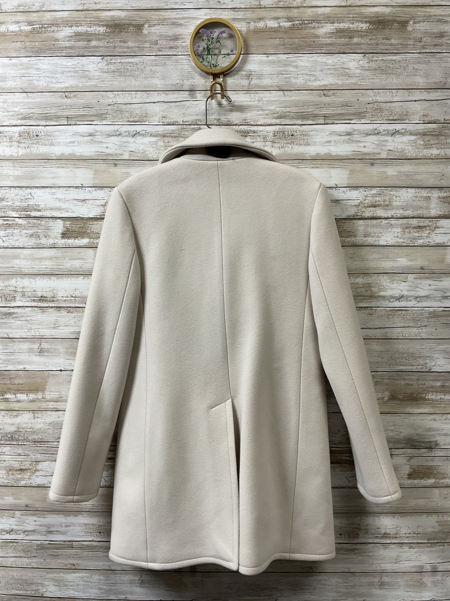Coat Designer By Nili Lotan In Cream, Size:Xs