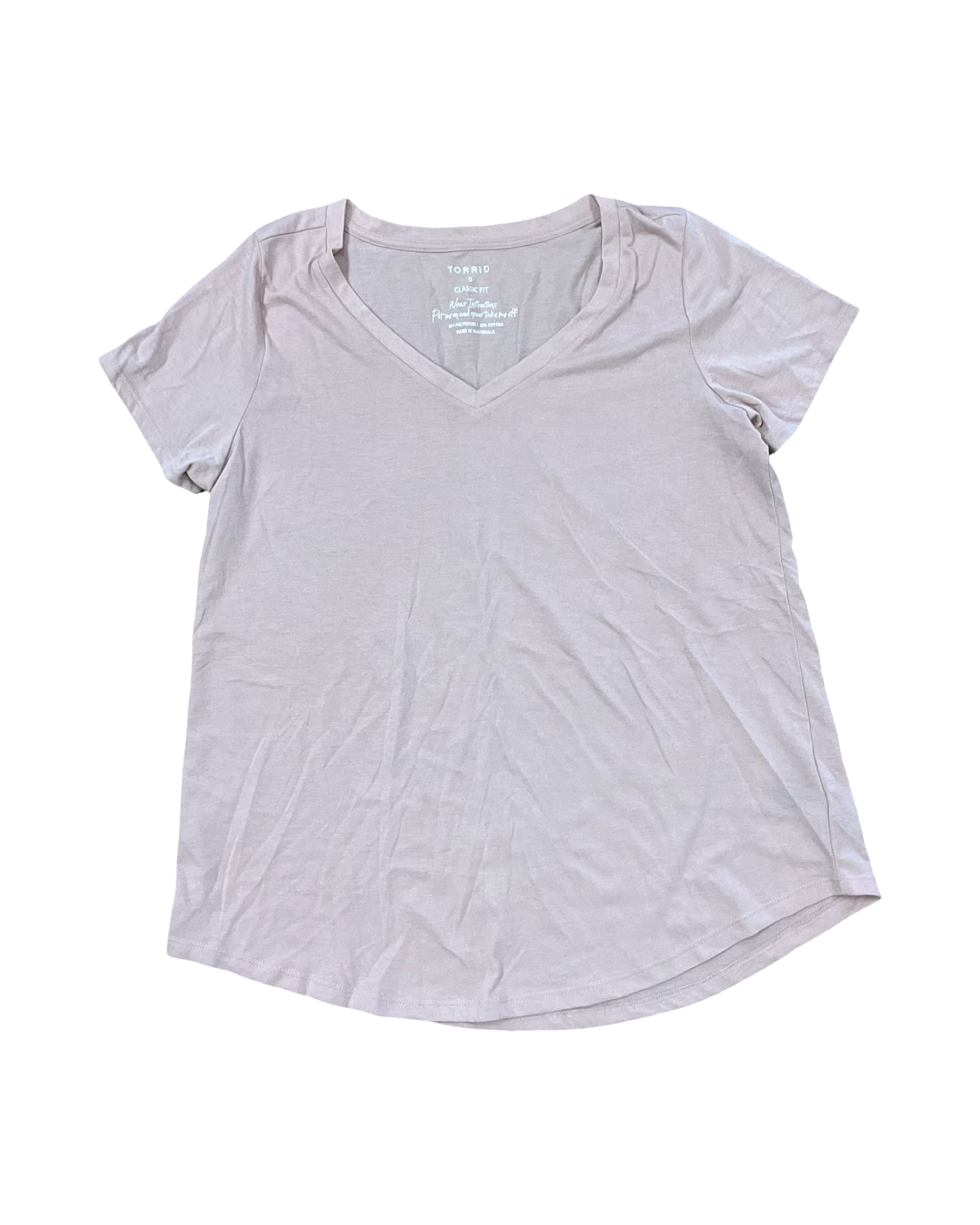 Top Ss Basic By Torrid In Tan, Size:L