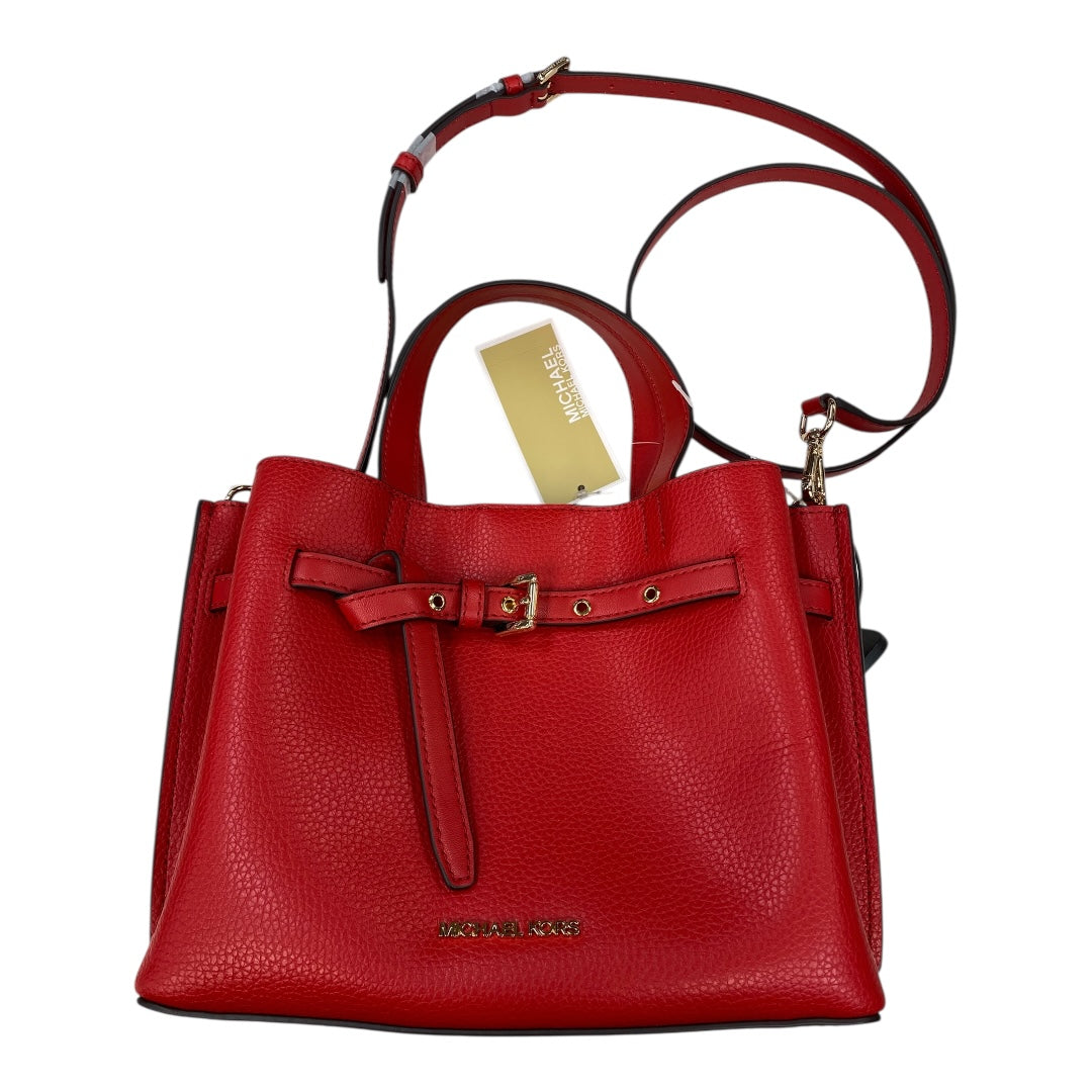 Handbag Designer By Michael Kors In Red, Size:Small