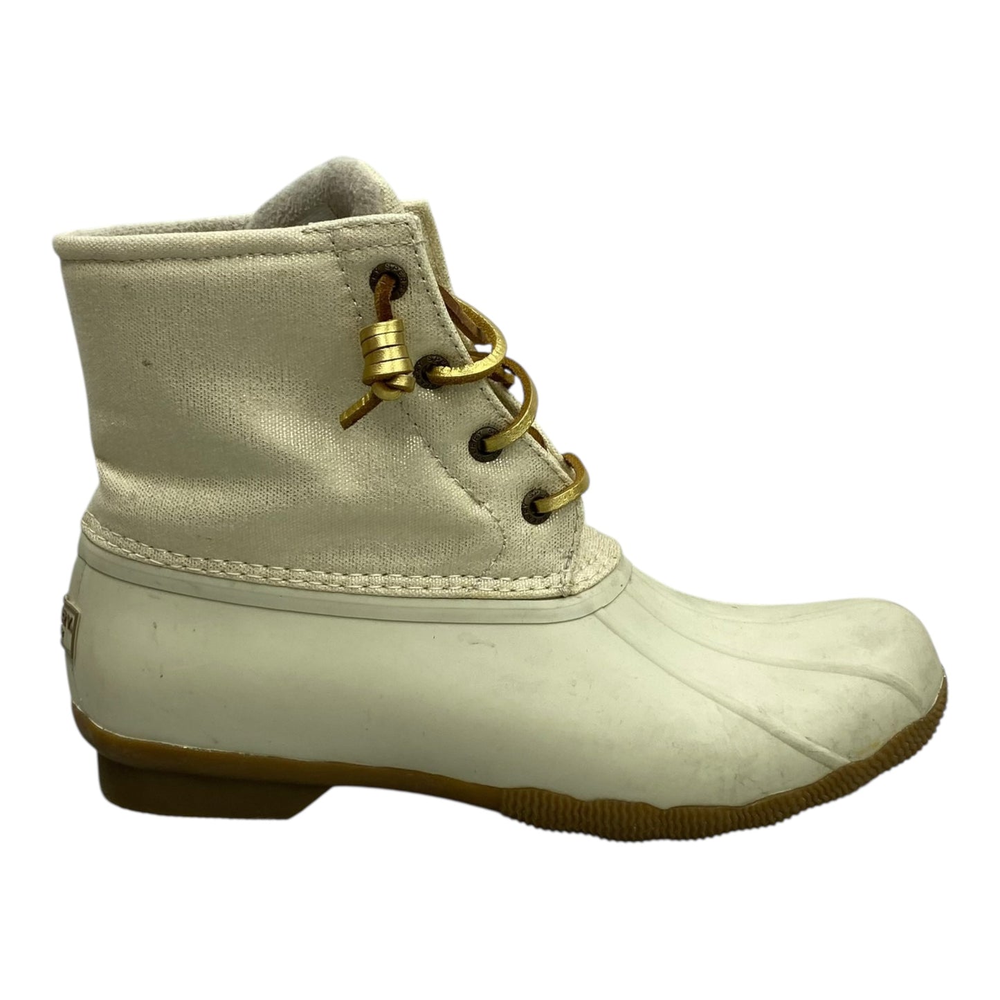 Boots Ankle Flats By Sperry In Tan, Size:7.5