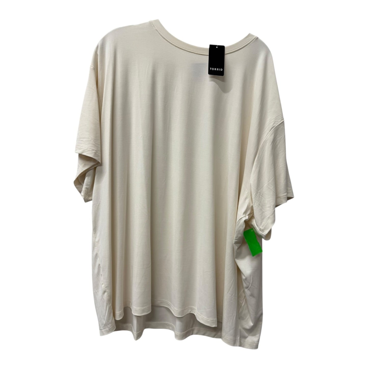 Top Ss By Torrid In Ivory, Size:3X